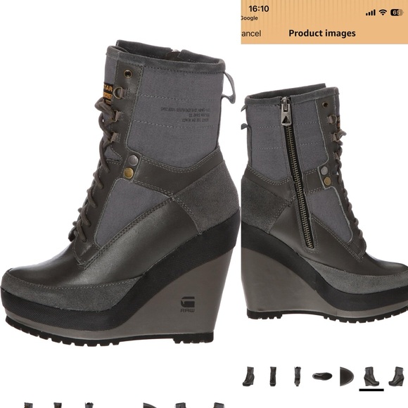 G-Star Shoes - G Raw star Wedge Boots size 38